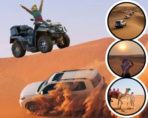 Quad biking in Dubai desert